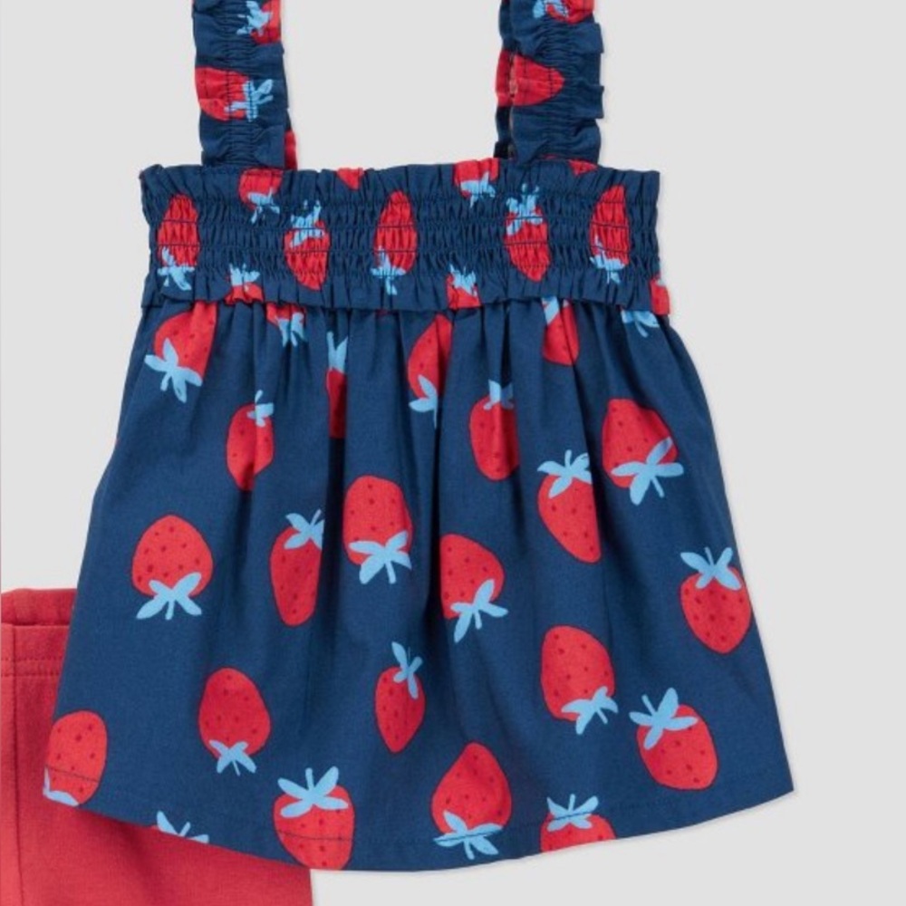 🤩 BUY 2, GET 1 FREE 🎉 Carter's Strawberry Tunic, 12mos